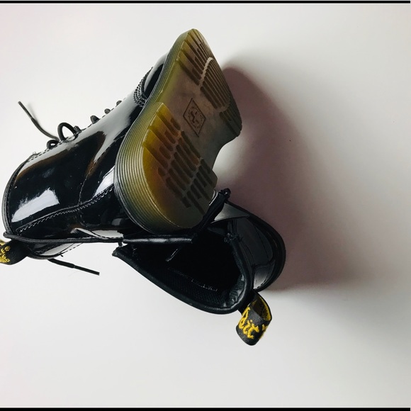 DR. MARTENS Bouncing Soles Patent Leather Boots - Picture 6 of 6